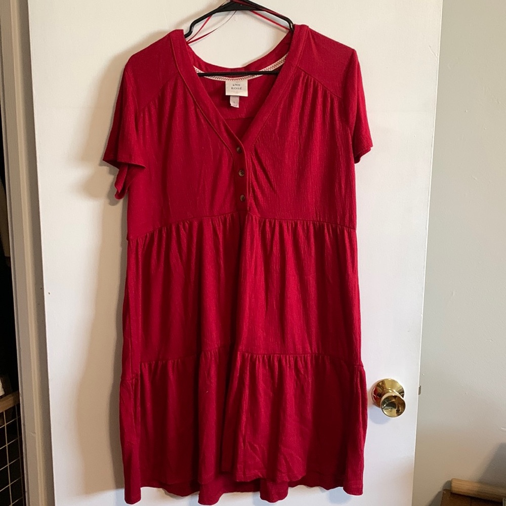 Red Dress by Knox Rose